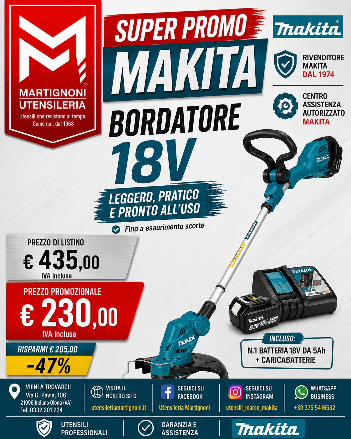 Super promo Bordatore 18V