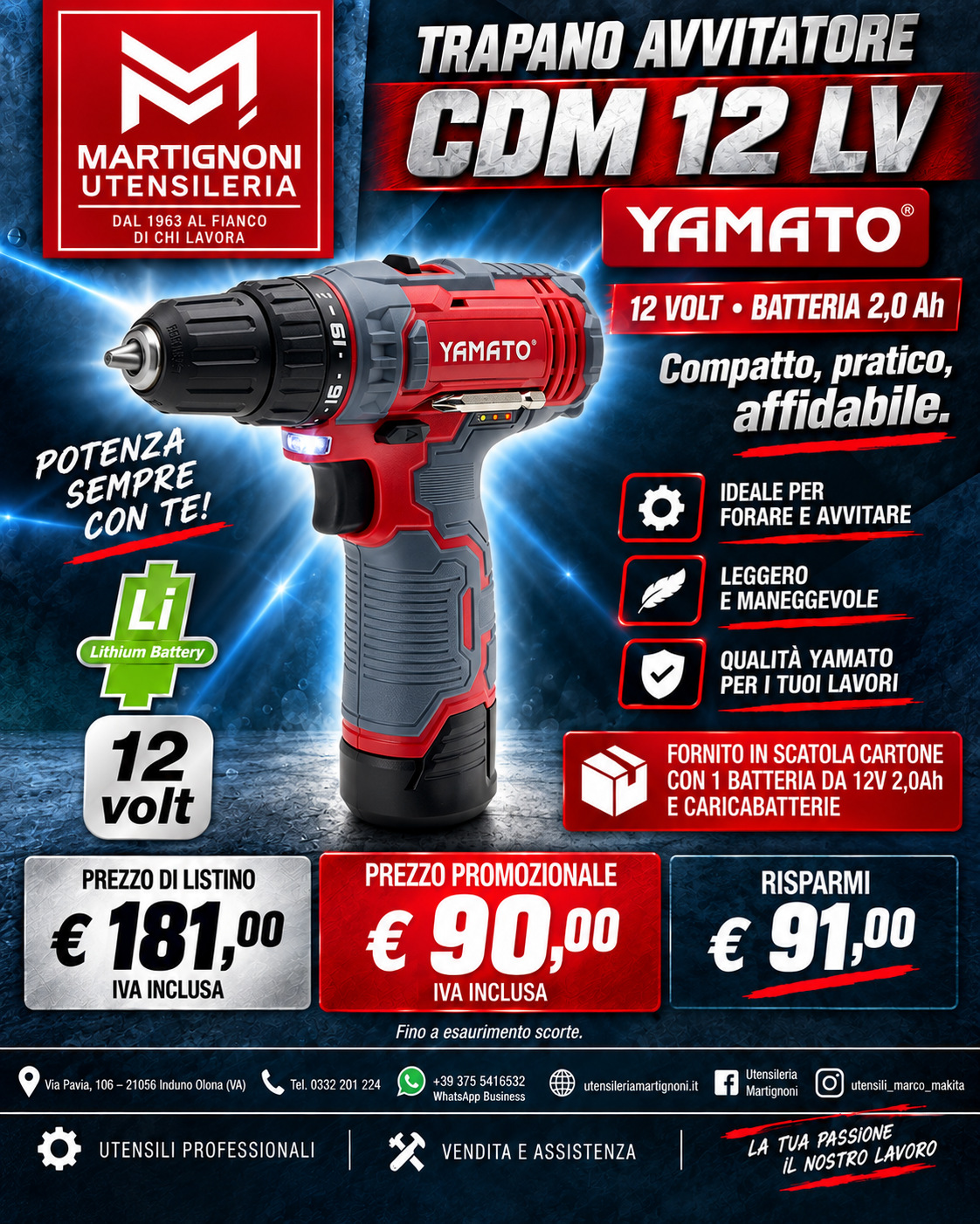 Promo Trapano Avv. CDM12LV Yamato